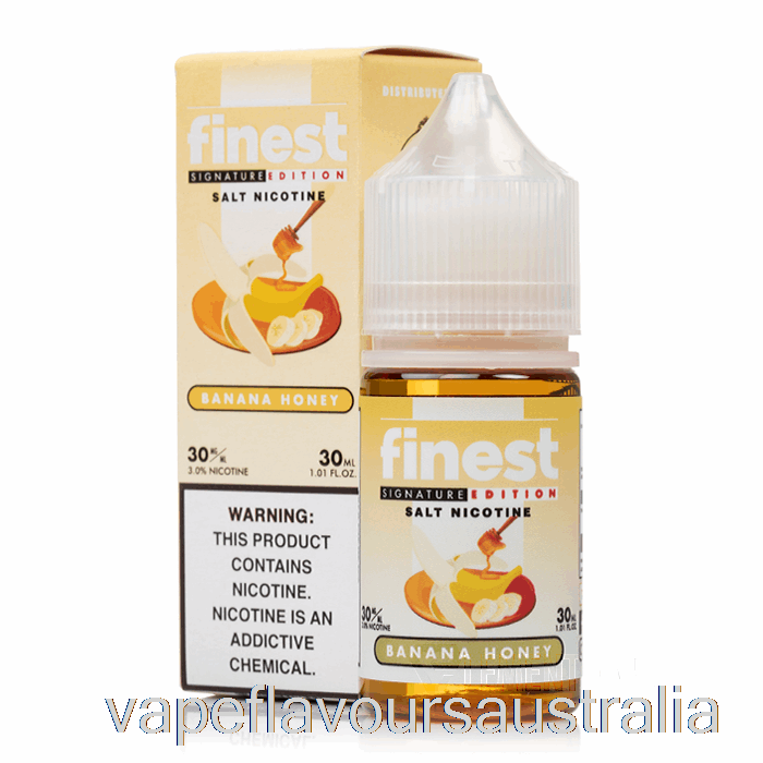Vape Australia Banana Honey - The Finest Signature Edition Salt Nic - 30mL 30mg
